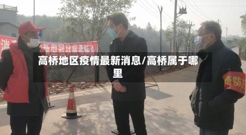 高桥地区疫情最新消息/高桥属于哪里