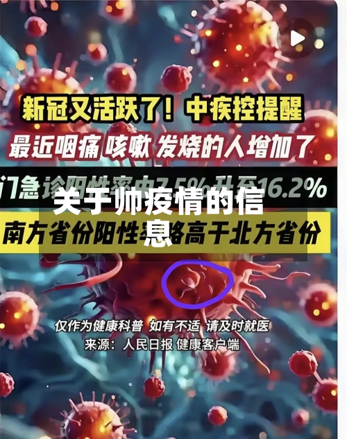 关于帅疫情的信息