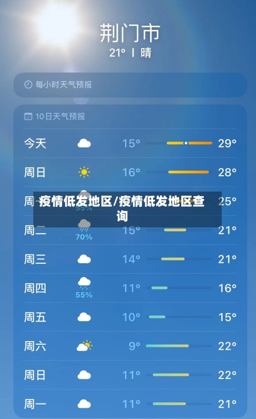 疫情低发地区/疫情低发地区查询