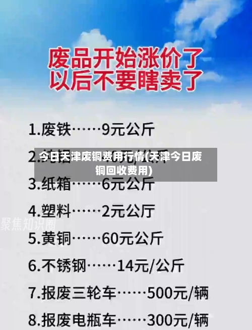今日天津废铜费用行情(天津今日废铜回收费用)