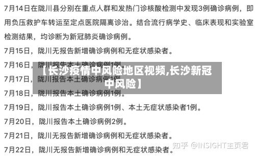 【长沙疫情中风险地区视频,长沙新冠中风险】