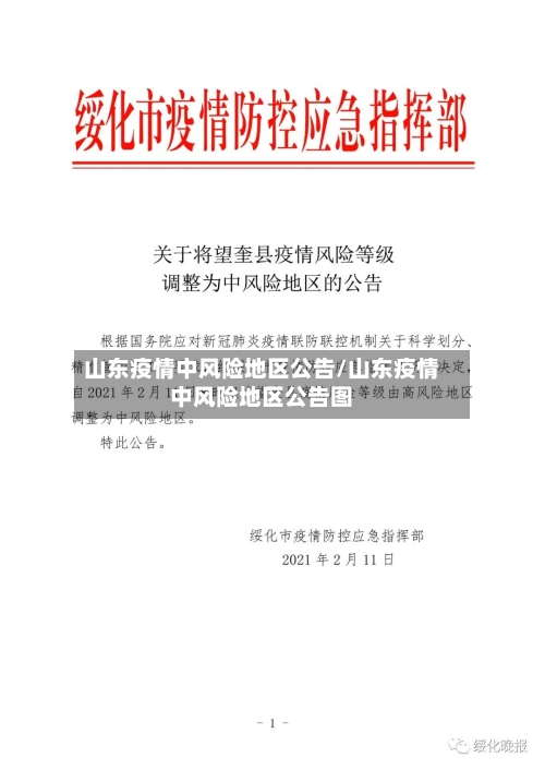 山东疫情中风险地区公告/山东疫情中风险地区公告图