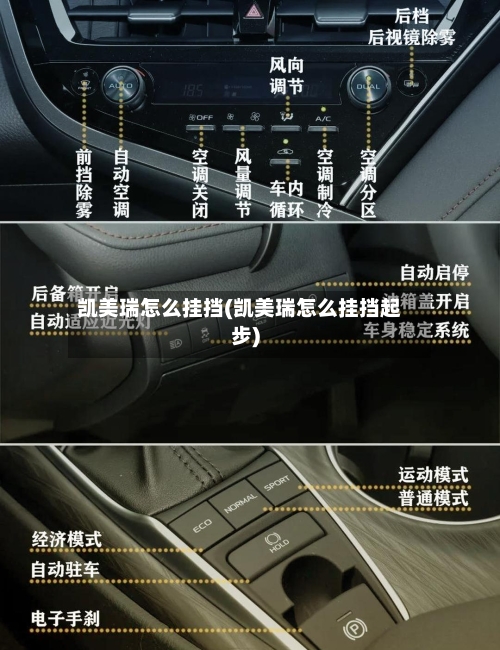 凯美瑞怎么挂挡(凯美瑞怎么挂挡起步)