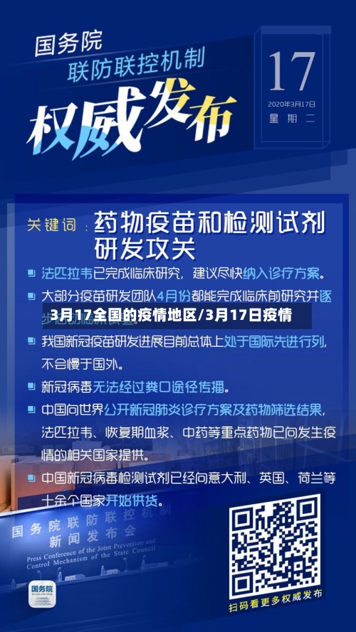 3月17全国的疫情地区/3月17日疫情