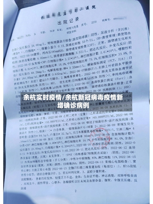 余杭实时疫情/余杭新冠病毒疫情新增确诊病例