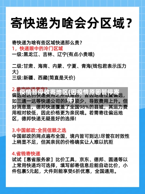 疫情暂停收寄地区(因疫情原因暂停寄件)