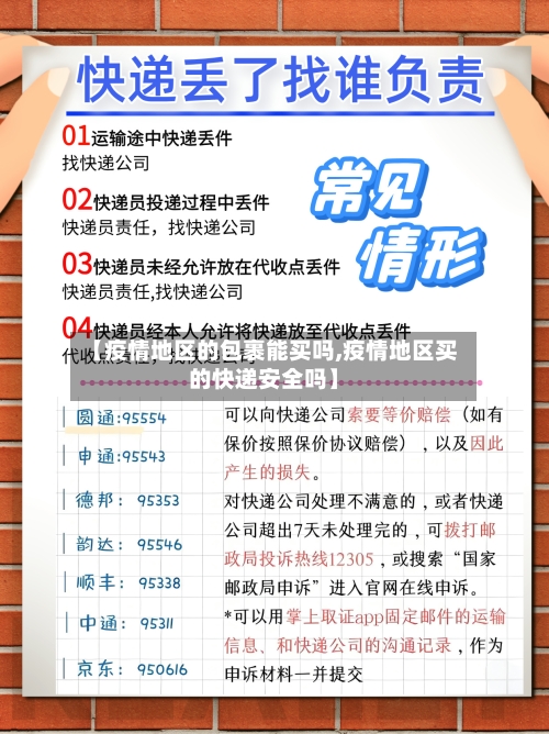 【疫情地区的包裹能买吗,疫情地区买的快递安全吗】