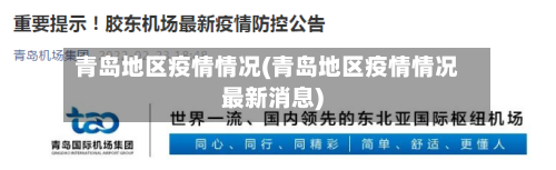 青岛地区疫情情况(青岛地区疫情情况最新消息)