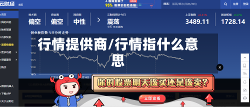 行情提供商/行情指什么意思-第2张图片