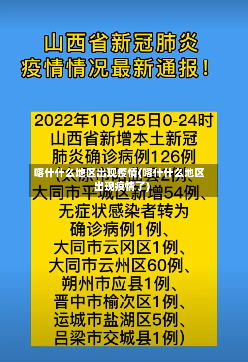 喀什什么地区出现疫情(喀什什么地区出现疫情了)-第2张图片