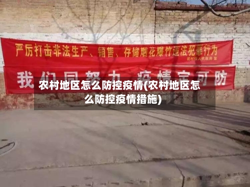 农村地区怎么防控疫情(农村地区怎么防控疫情措施)