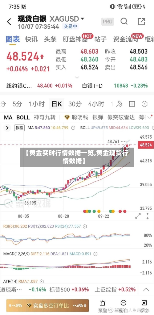 【黄金实时行情数据一览,黄金现货行情数据】