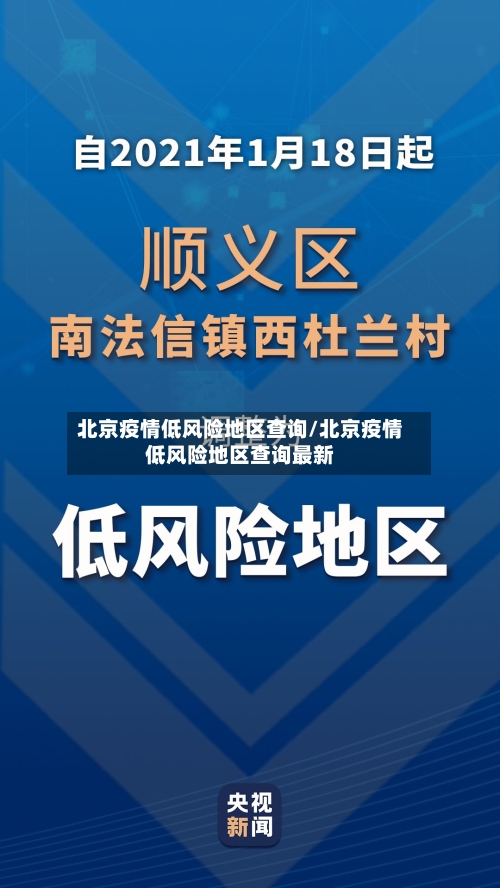 北京疫情低风险地区查询/北京疫情低风险地区查询最新-第2张图片