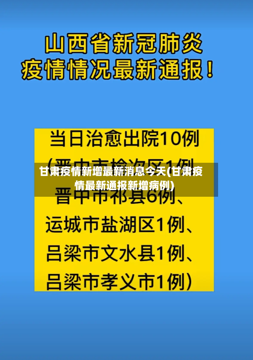 甘肃疫情新增最新消息今天(甘肃疫情最新通报新增病例)-第2张图片