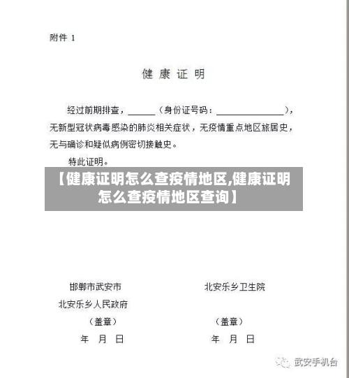 【健康证明怎么查疫情地区,健康证明怎么查疫情地区查询】-第1张图片