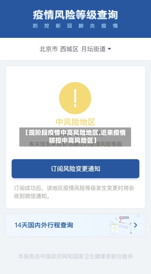【现阶段疫情中高风险地区,近来疫情防控中高风险区】-第1张图片