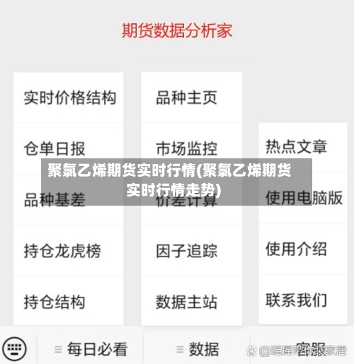 聚氯乙烯期货实时行情(聚氯乙烯期货实时行情走势)-第1张图片